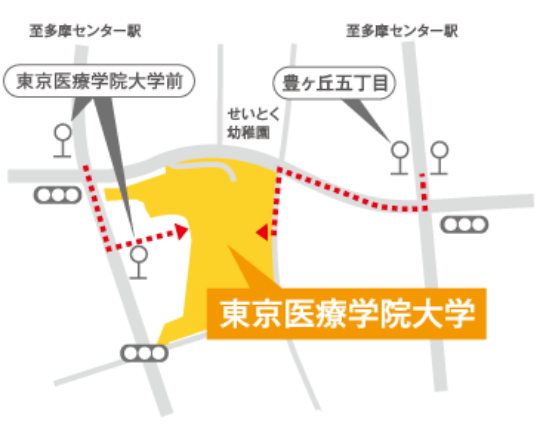 最寄りのバス停からのアクセス